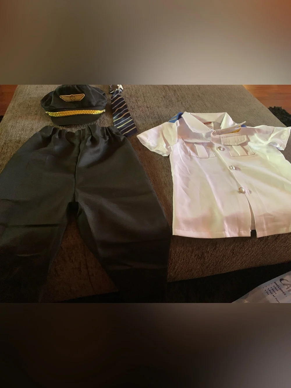 Kids Pilot Costume for Boys Airline Captain Pilot